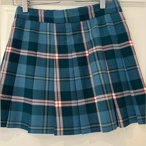 Sunday Best Olive Mini Pleated Skirt